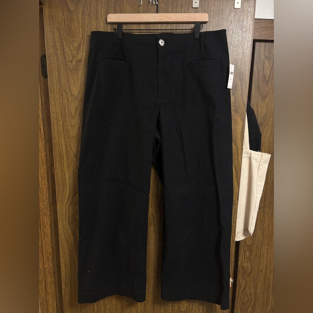 Black Maeve Colette wide leg pants